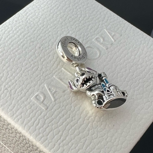 Pandora Disney, Cinderella Stich Castle Charm 925 Ale #206 - Picture 1 of 6